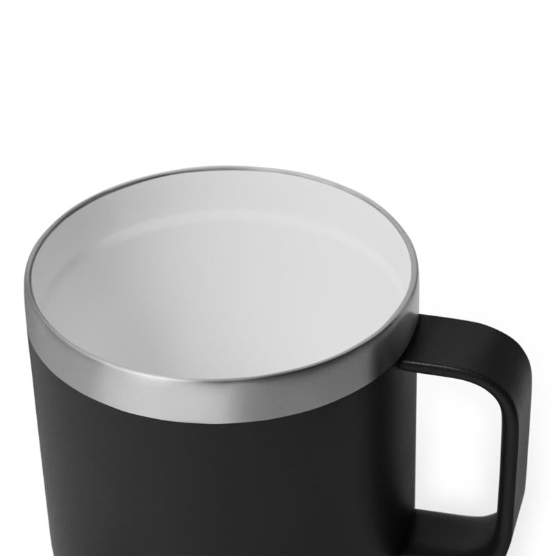 YETI Rambler 14 oz Black BPA Free Ceramic Lined Stackable Mug with MagSlider Lid