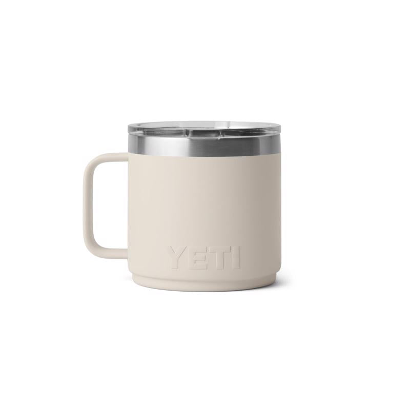YETI Rambler 14 oz Cape Taupe BPA Free Ceramic Lined Stackable Mug with MagSlider Lid