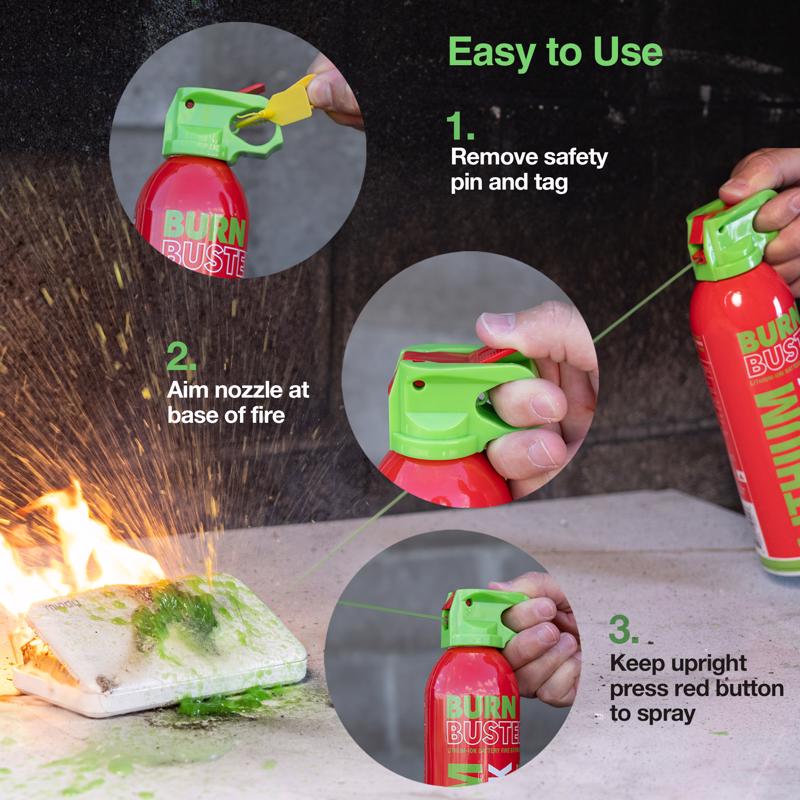 BurnBuster Fire Extinguisher For Household