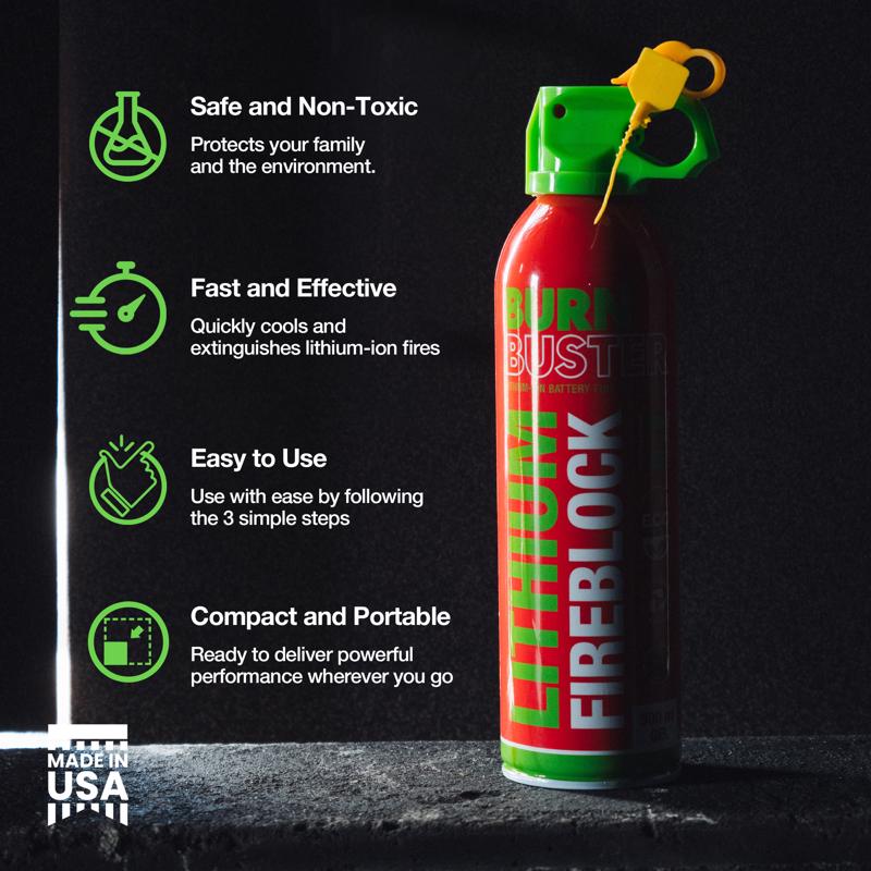 BurnBuster Fire Extinguisher For Household