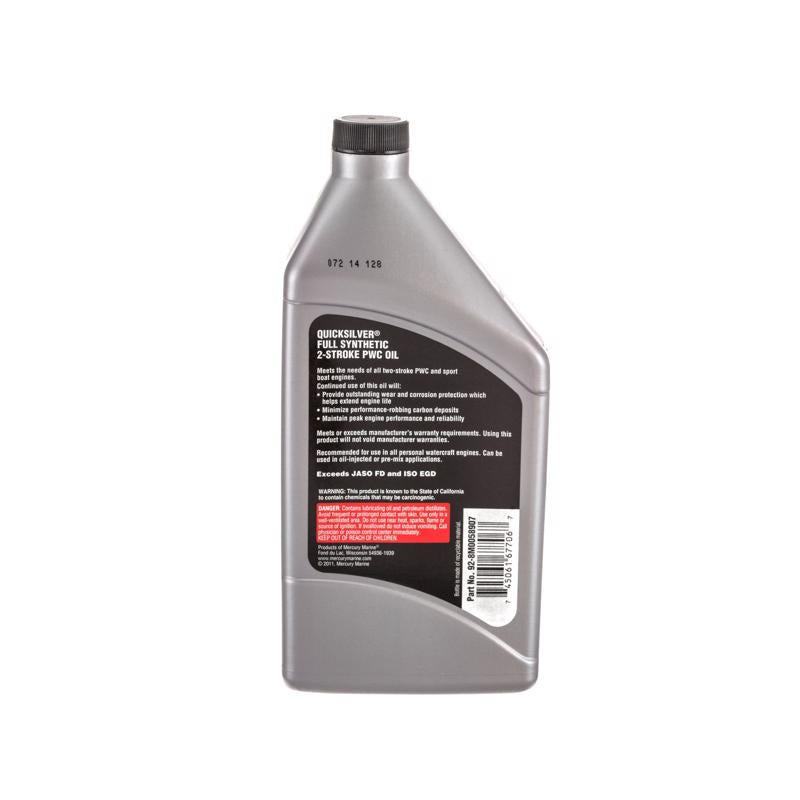 Quicksilver 2-Stroke Synthetic Engine Oil 32 fl. oz.