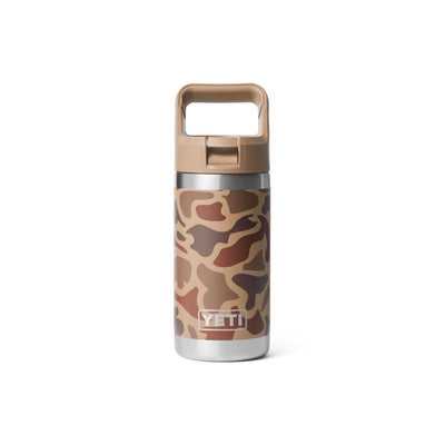 YETI Rambler Jr. 12 oz Wetlands Camo BPA Free Insulated Kids Water Bottle w/Straw