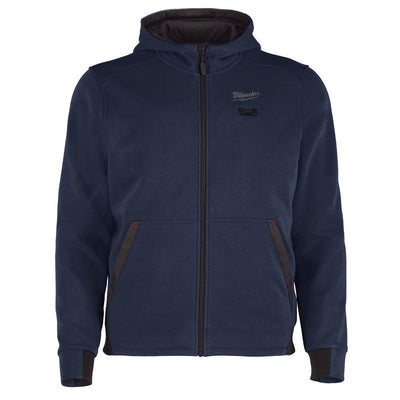 Milwaukee M12 M Long Sleeve Men's Full-Zip Heated Hoodie Blue