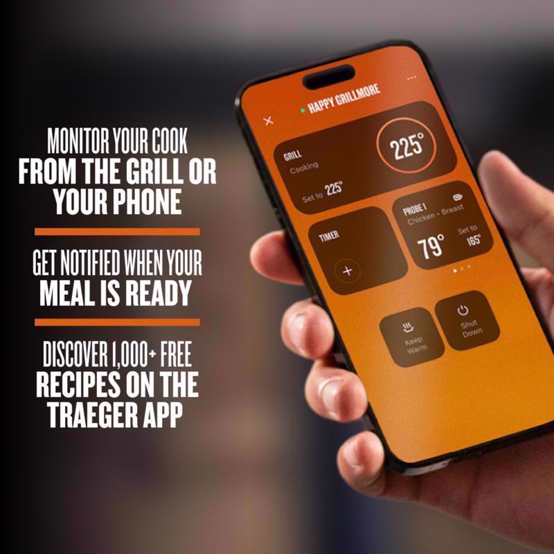 Traeger Westwood Wood Pellet WiFi Grill and Smoker Black/Silver