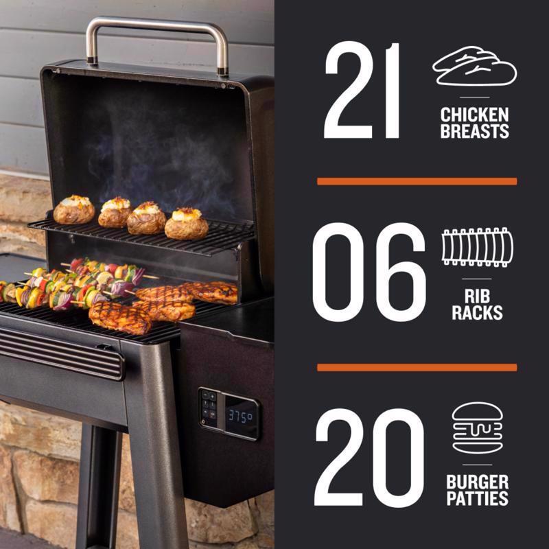 Traeger Westwood Wood Pellet WiFi Grill and Smoker Black/Silver