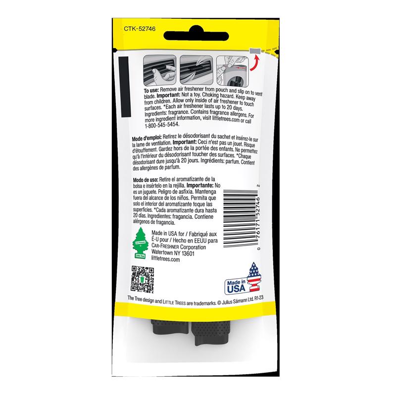 Little Trees Vent Wrap Supernova Scent Car Air Freshener Solid 4 pk
