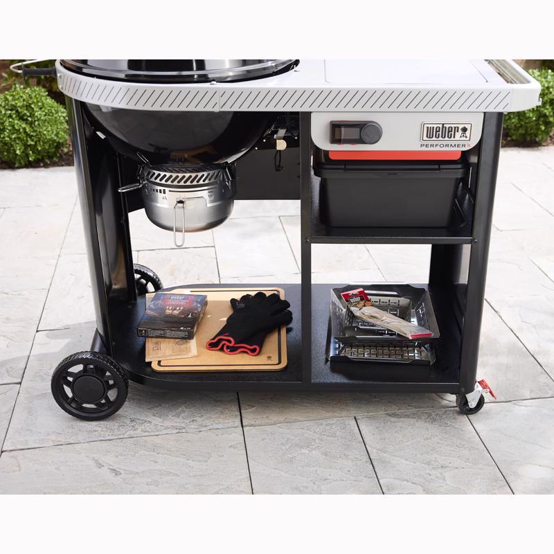 Weber 22 in. Performer Premium Smart Charcoal Grill Black