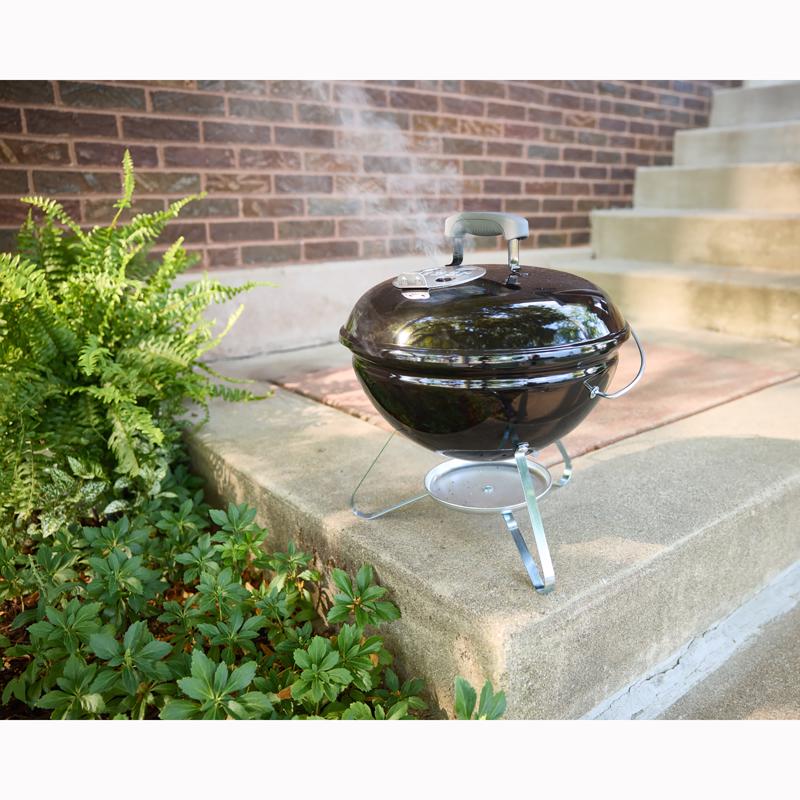 Weber 14 in. Smokey Joe Charcoal Charcoal Grill Black
