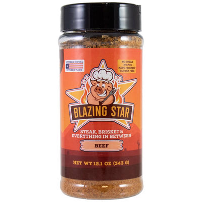 Blazing Star Beef Bar-B-Q Rub/Seasoning 12.1 oz