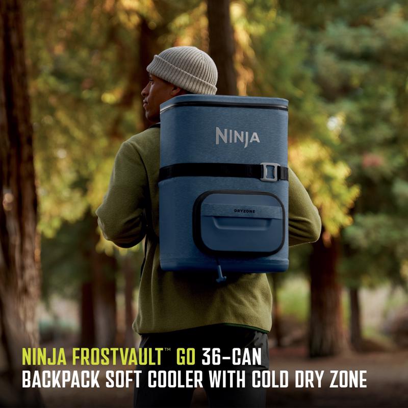 SharkNinja Blue 36 cans Backpack Cooler