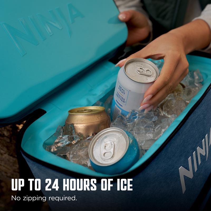 SharkNinja Blue 36 cans Backpack Cooler