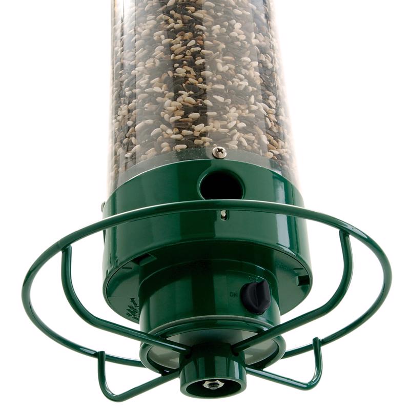 Droll Yankees Flipper Wild Bird 5 lb Plastic Tube Bird Feeder 4 ports