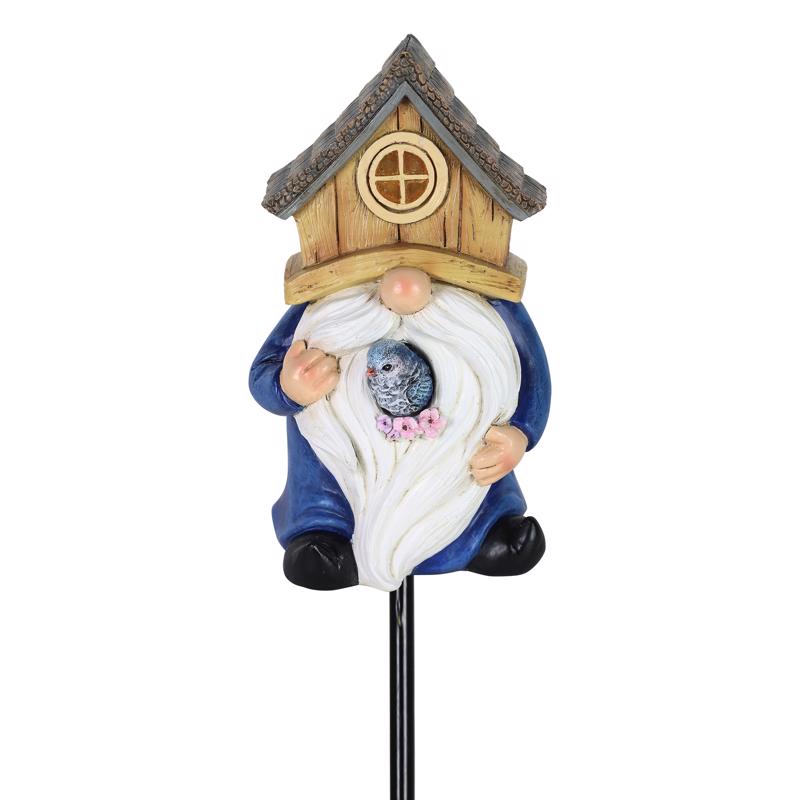 Exhart Assorted Metal/Resin 9 in. H Planter Stake