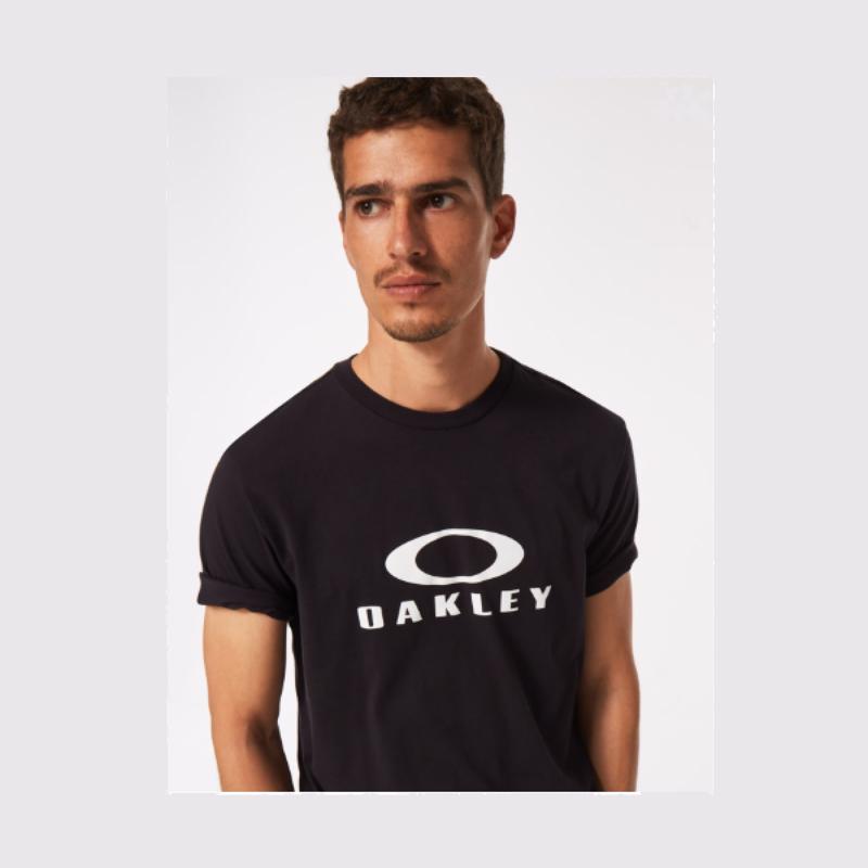 Oakley M Short Sleeve Men's Crew Neck Blackout O Bark Tee Shirt