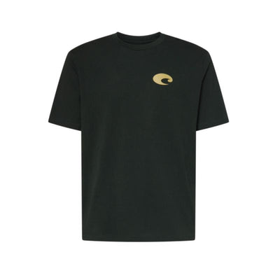 Costa M Short Sleeve Men's Crew Neck Washed Black Species Shield Tee Shirt