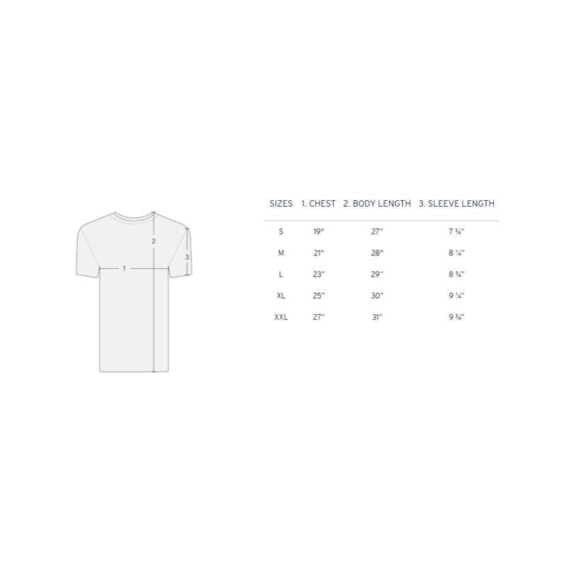 Costa L Short Sleeve Men's Crew Neck Heather Gray Species Shield Tee Shirt