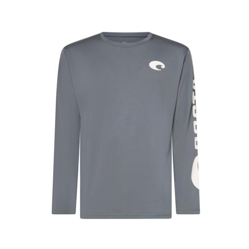 Costa M Long Sleeve Men's Crew Neck Shark Technical Crew Tee Shirt