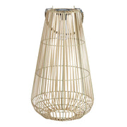 Exhart Tan Plastic 21.5 in. H Lantern