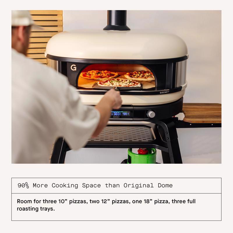 Gozney Dome XL (Gen 2) Propane Gas/Wood Outdoor Pizza Oven Off-Black