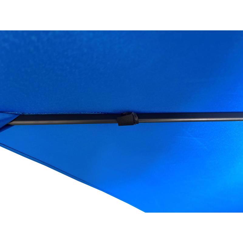 Living Accents 9 ft. Tiltable Royal Blue Market Umbrella