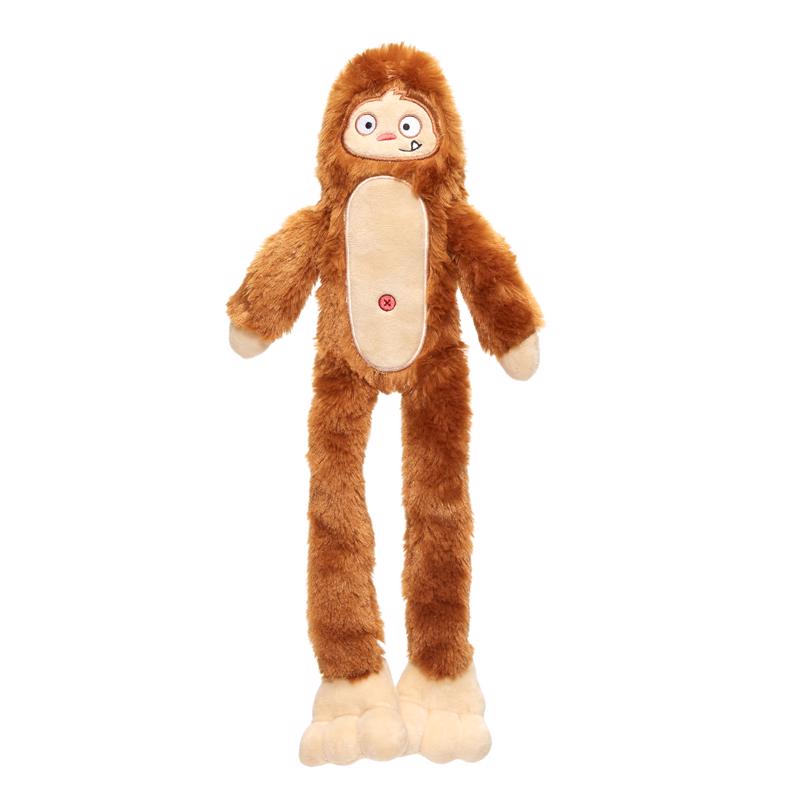 Bark Brown/Tan Hairy Henderson Dog Toy Medium