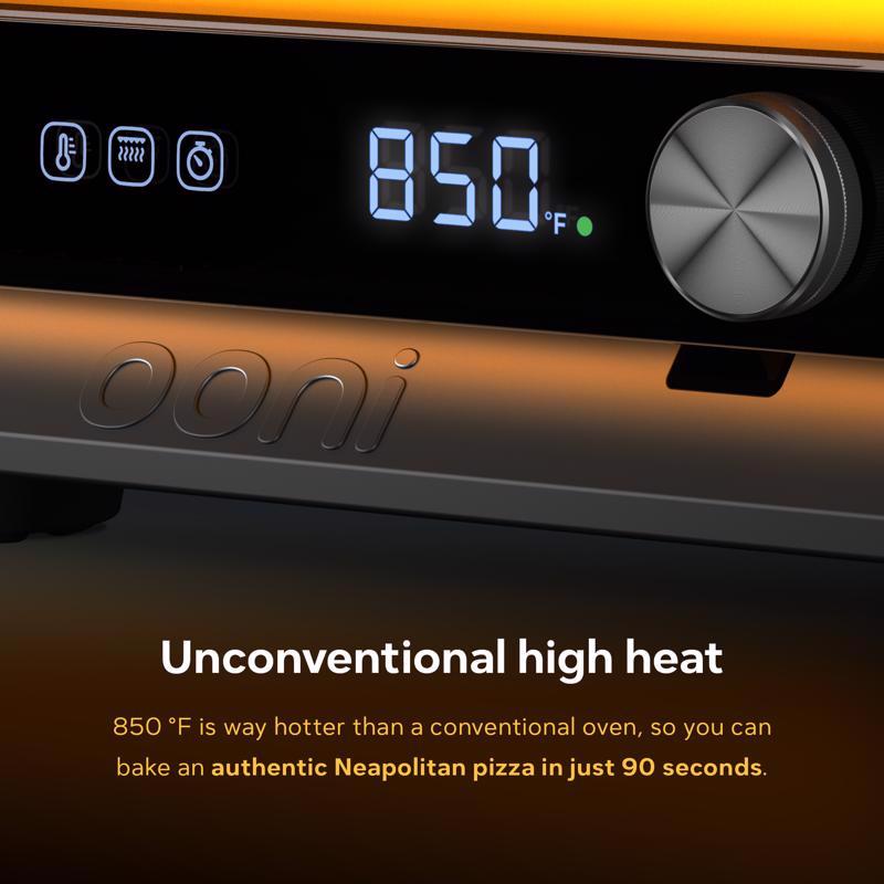 Ooni Volt 2 Electric Countertop Pizza Oven Charcoal Grey