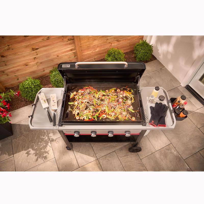 Weber Slate 36" w/Cabinet 4 Burner Natural Gas Outdoor Griddle Black