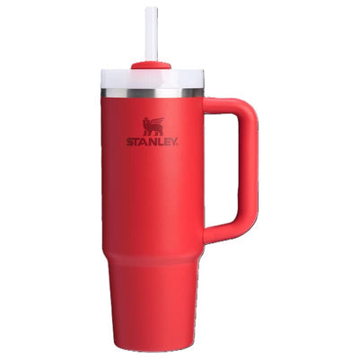 Stanley The Quencher H2.0 FlowState 30 oz Chili Red BPA Free Double-wall Vacuum Insulated Tumbler