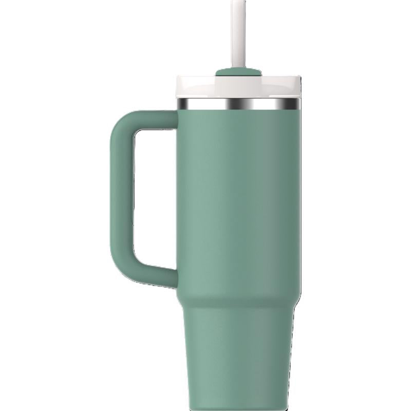 Stanley The Quencher H2.0 FlowState 30 oz Spring Green BPA Free Double-wall Vacuum Insulated Tumbler