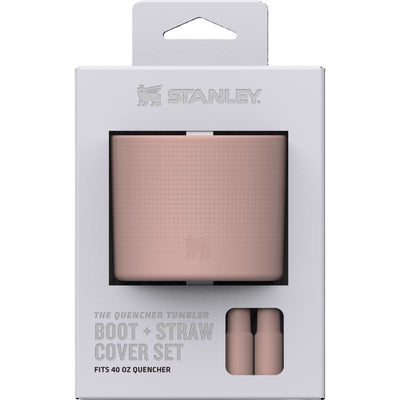 Stanley Boot And Straw Topper 0 oz Pink Dust BPA Free Boot and Straw Cover Set