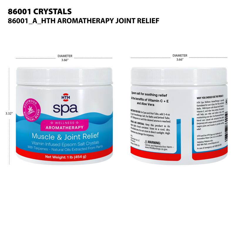 HTH Spa Granule Spa Aroma Therapy Fragrance Set 1 lb