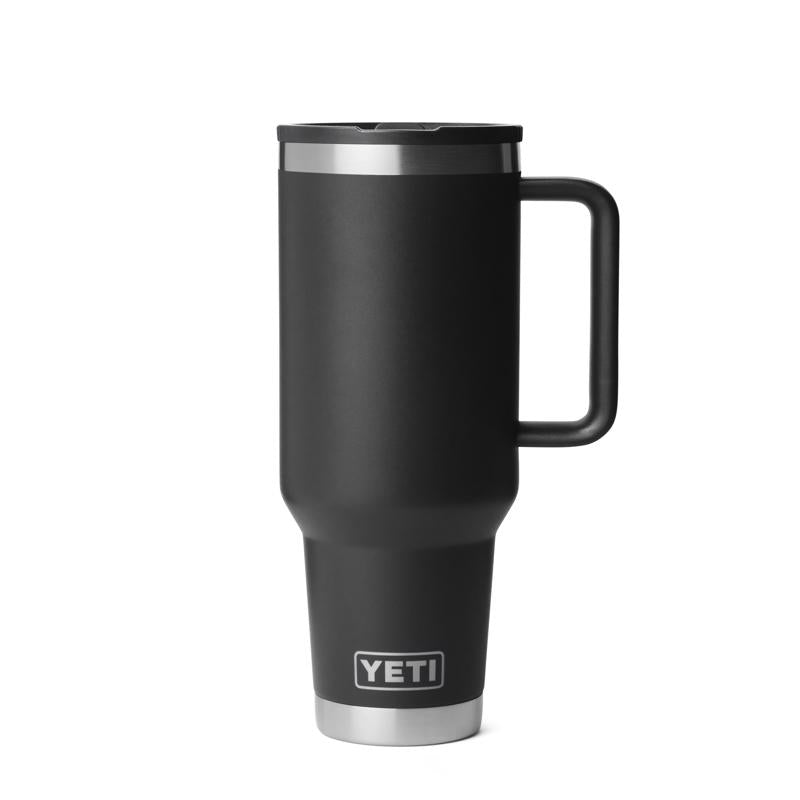 YETI Rambler 40 oz Black BPA Free Travel Straw Mug