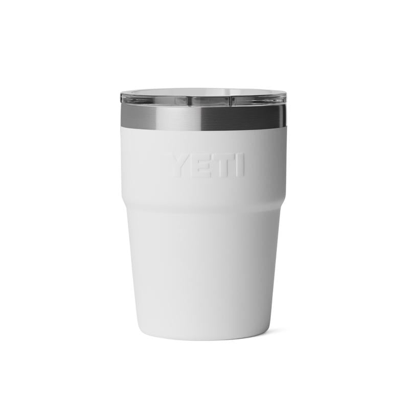 YETI Rambler 16 oz White Patriotic BPA Free Badge Stackable Tumbler with MagSlider Lid