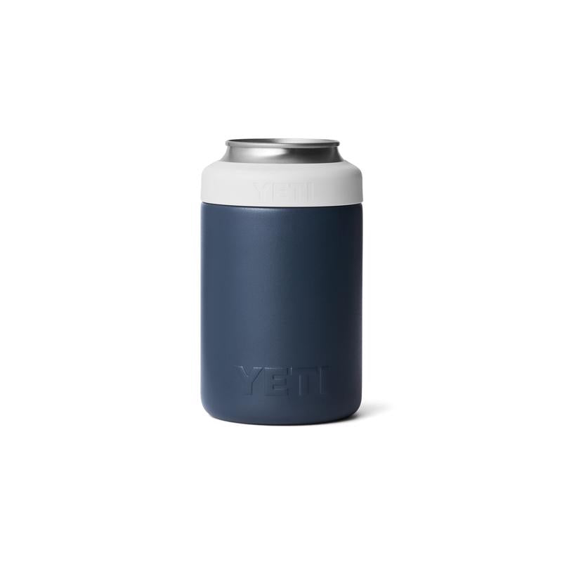 YETI Rambler 12 oz Navy Patriotic BPA Free Badge Colster Can Insulator
