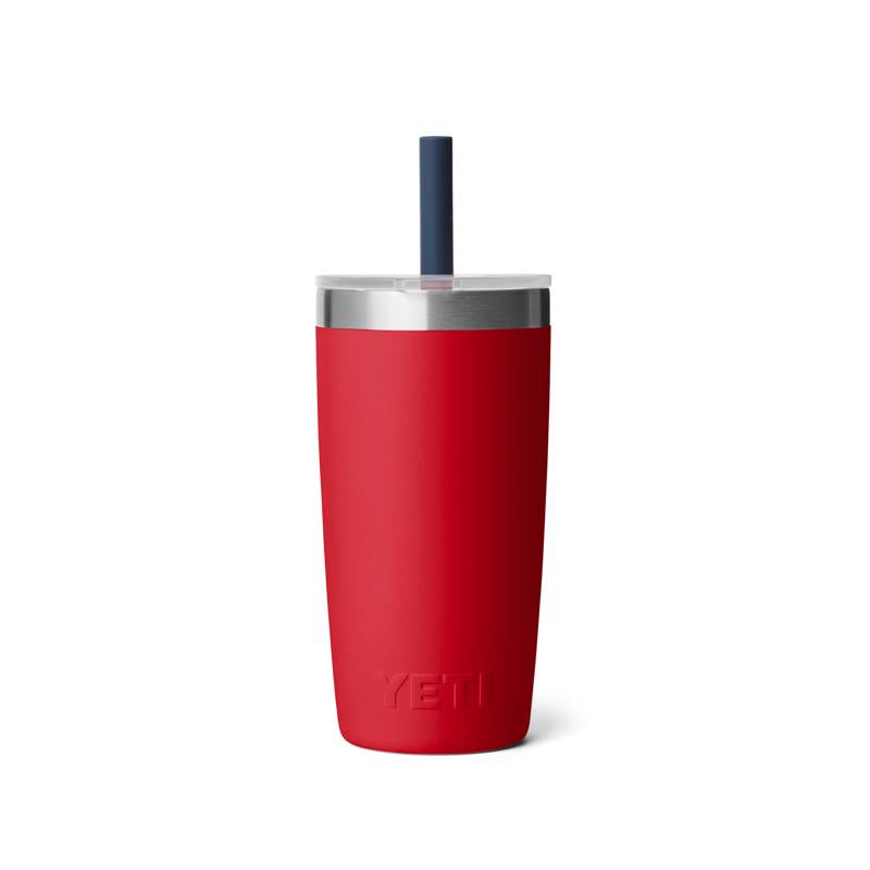 YETI Rambler Jr 10 oz Navy Patriotic BPA Free Kids Cups with Silicone Straw