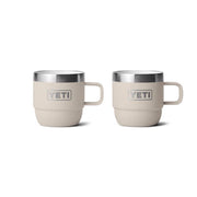 YETI Rambler 6 oz Cape Taupe BPA Free Espresso Insulated Tumbler Set