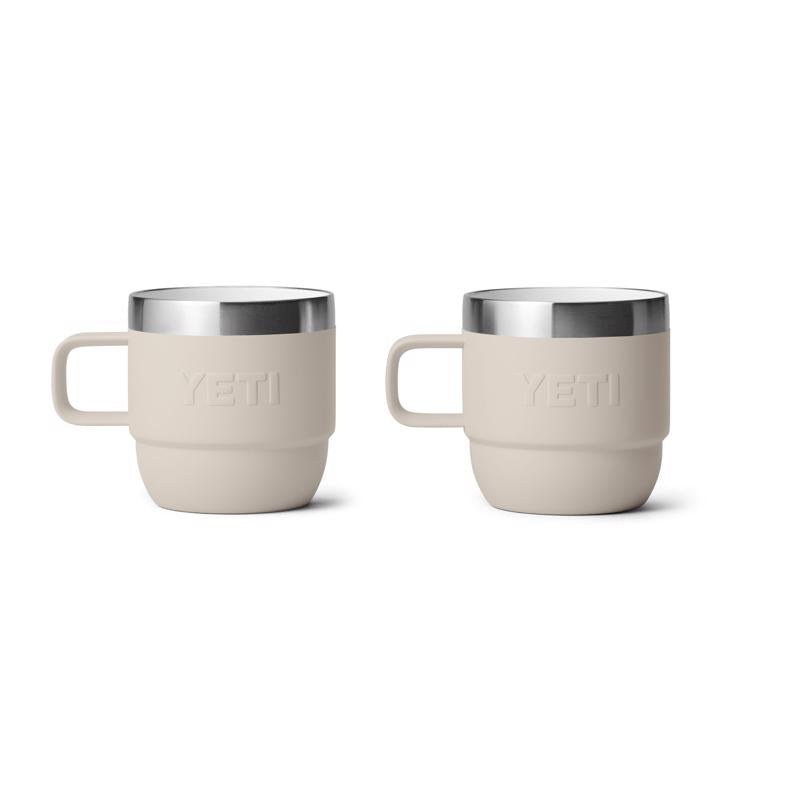 YETI Rambler 6 oz Cape Taupe BPA Free Espresso Insulated Tumbler Set