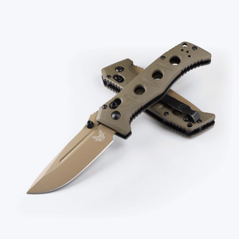 Benchmade Olive Drab CPM-Cru-Wear Tool Steel > 6 in. Folding Knife