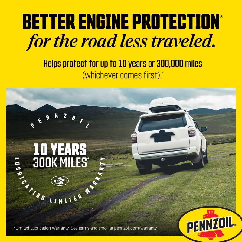 Pennzoil Full Synthetic 10W-30 Synthetic Motor Oil 5 qt