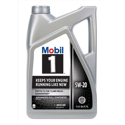 Mobil 1 Gasoline Synthetic Motor Oil 5 qt