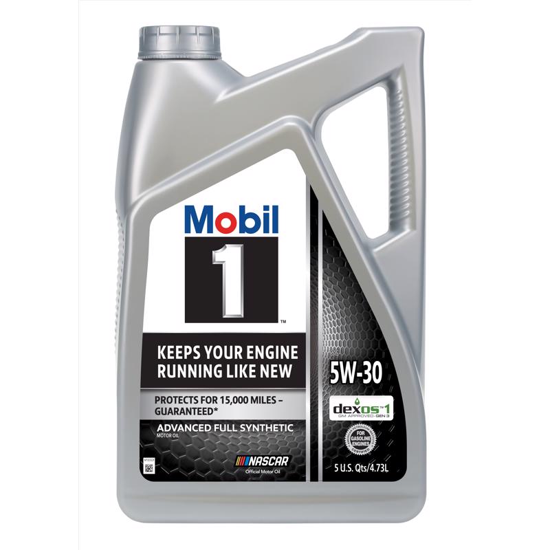 MOBIL 1 Gasoline Synthetic Motor Oil 5 qt