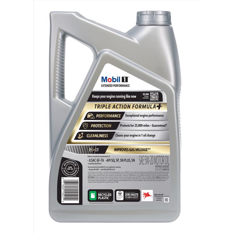 Mobil 1 Extended Peformance 5W-20 Gasoline Synthetic Motor Oil 5 qt