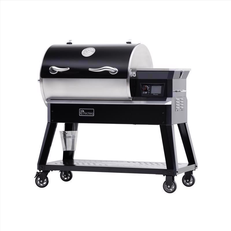 Recteq Patio Legend 600 Wood Pellet WiFi Grill and Smoker Black/Silver