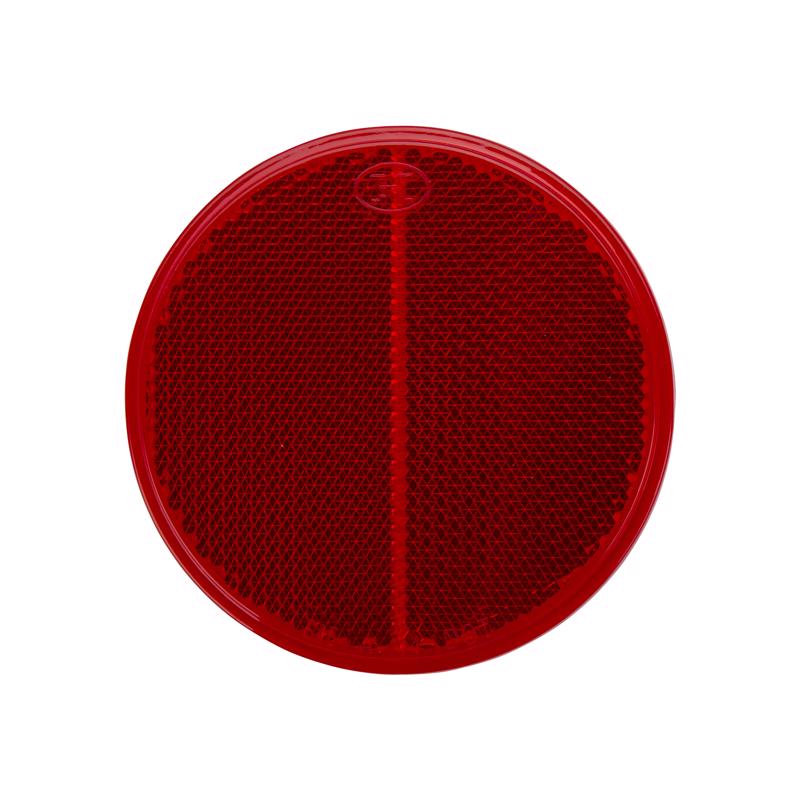 TowSmart Red Round Warning Reflector