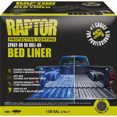 Raptor 2K Black Truck Bed Coating Kit 1 gal