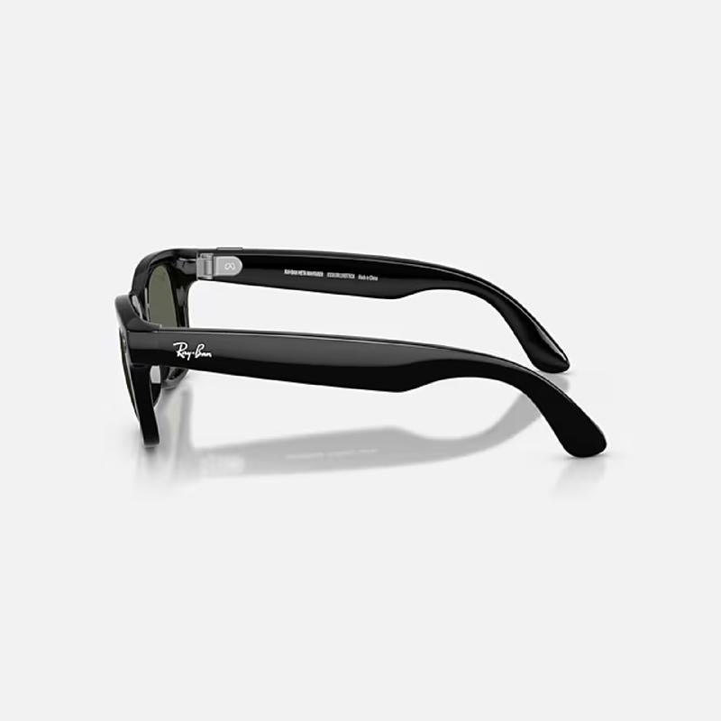 Ray-Ban Meta Wayfarer - Gen 2 Smart Sunglasses Unisex Shiny Black Frame G-15 Green Lens