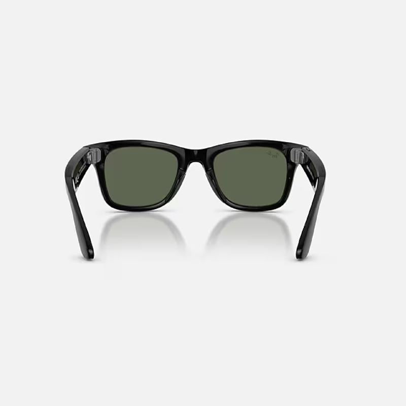 Ray-Ban Meta Wayfarer - Gen 2 Smart Sunglasses Unisex Shiny Black Frame G-15 Green Lens