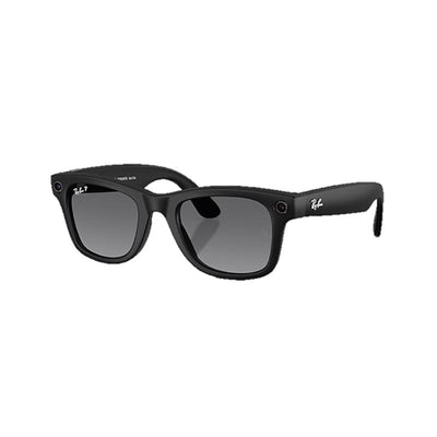 Ray-Ban META WAYFARER - GEN 2 Smart Sunglasses Unisex Matte Black Frame Graphite Lens Polarized