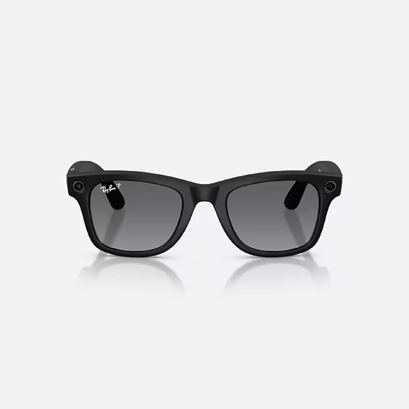 Ray-Ban META WAYFARER - GEN 2 Smart Sunglasses Unisex Matte Black Frame Graphite Lens Polarized