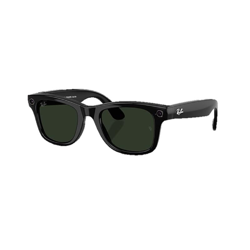 Ray-Ban META WAYFARER - GEN 2 Smart Sunglasses Unisex Shiny Black Frame Graphite Green Transition Le